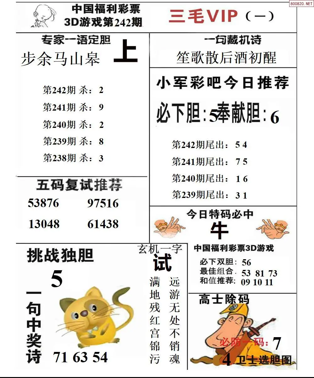三毛VIP一版