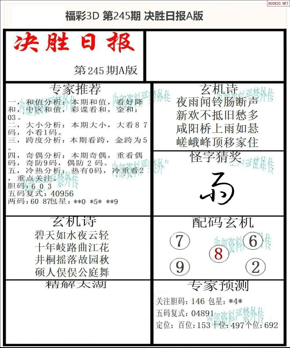 决胜报A版