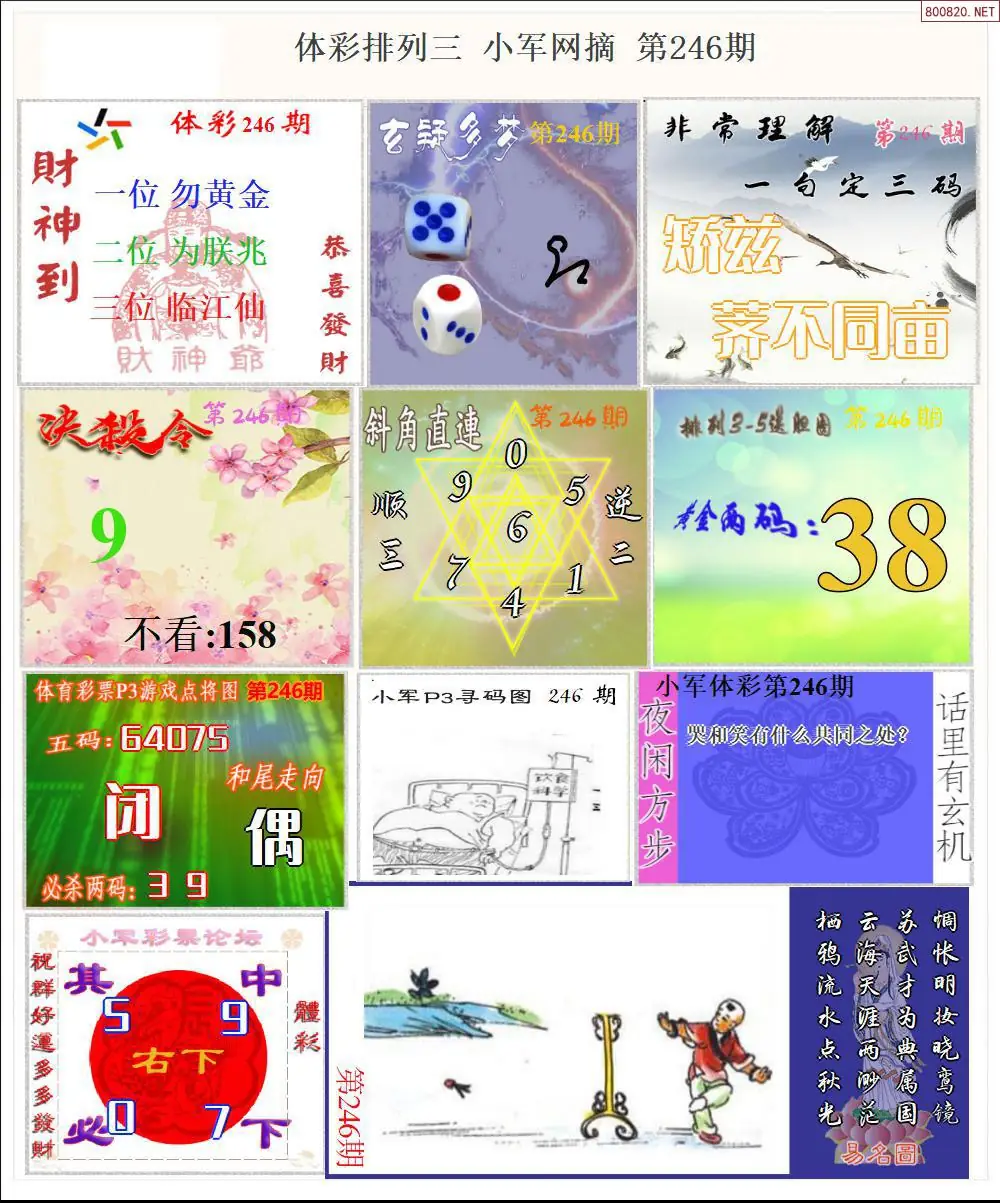 体彩P3小军网摘版