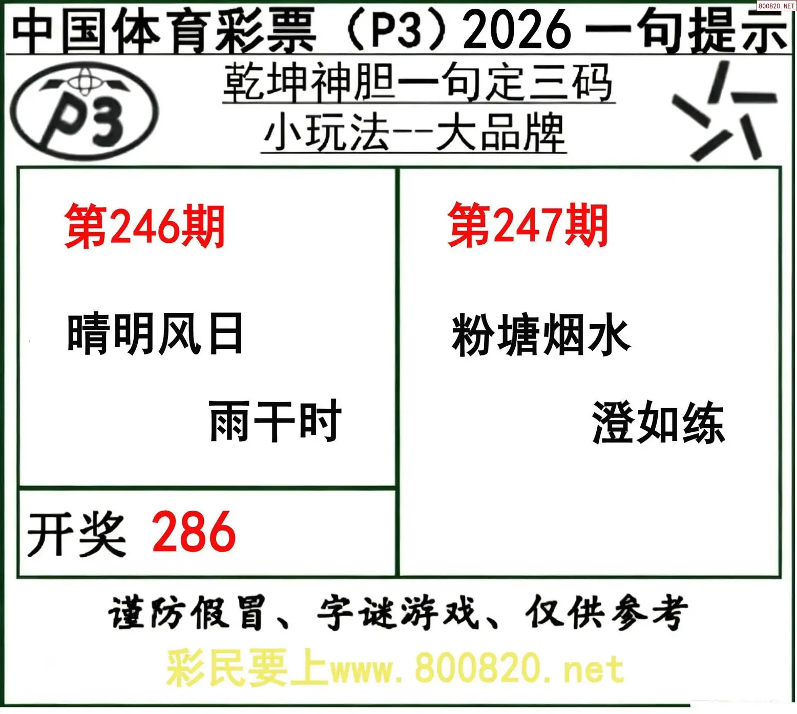 乾坤一句定三码