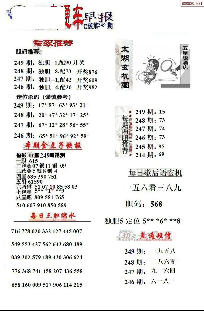3D直通车3