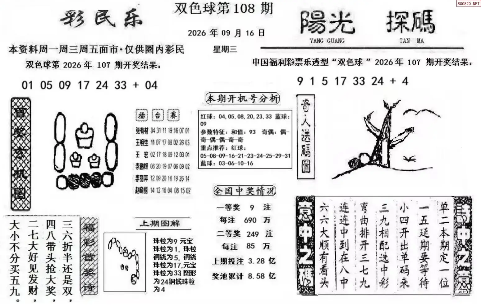 彩民乐+阳光探码图文版