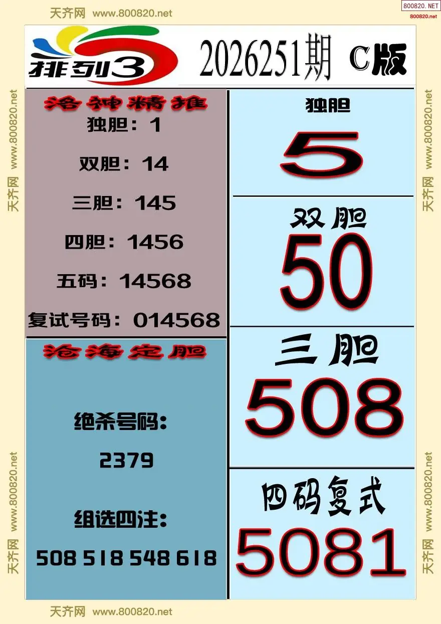排三专家推荐C