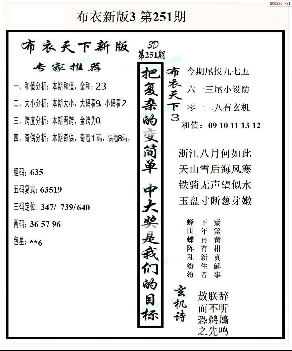 A53新版布衣3