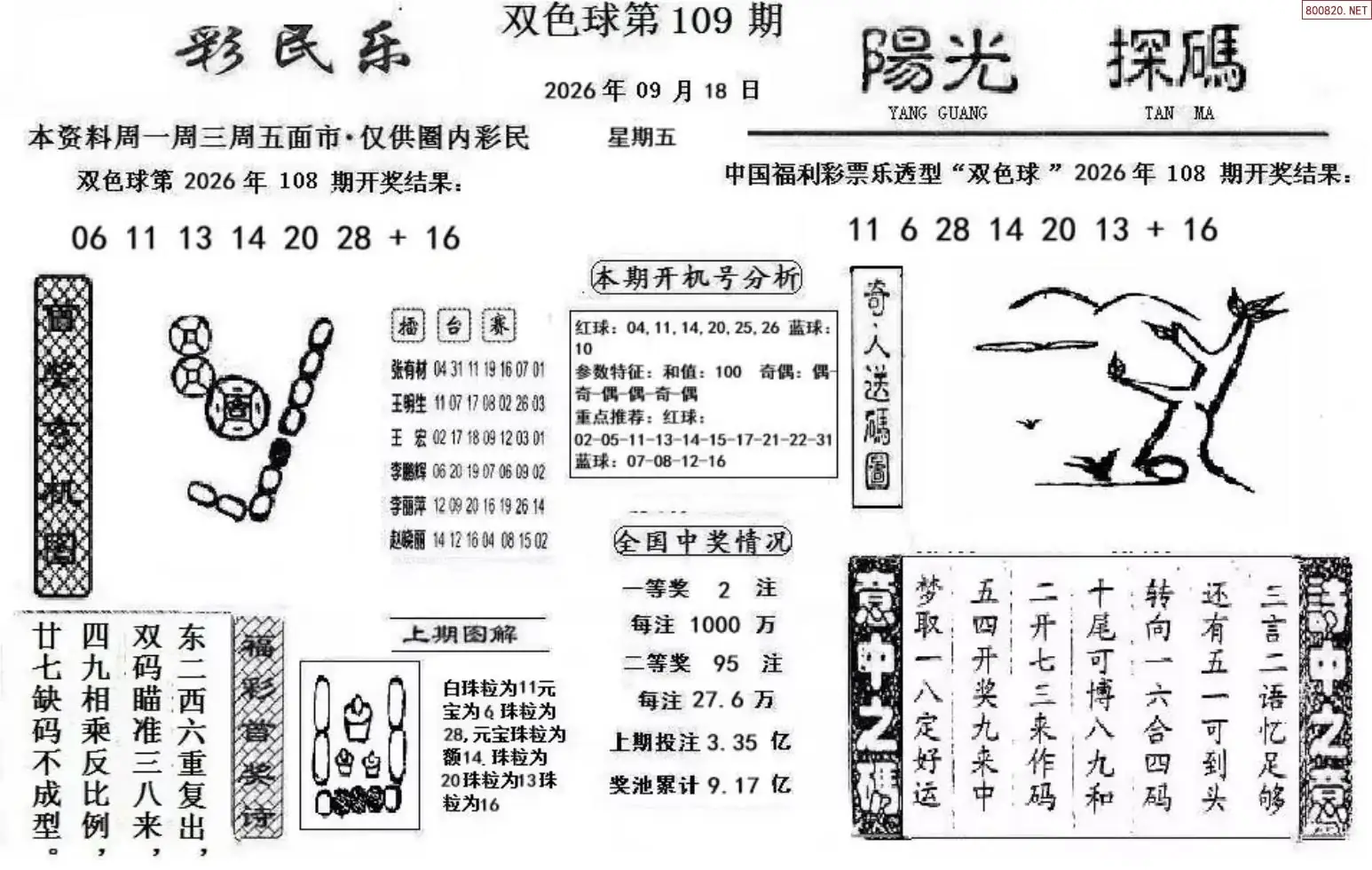 彩民乐+阳光探码图文版
