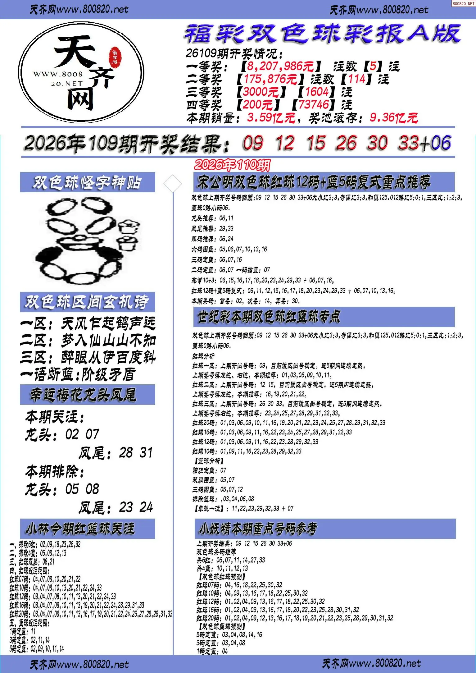 双色球彩报A版