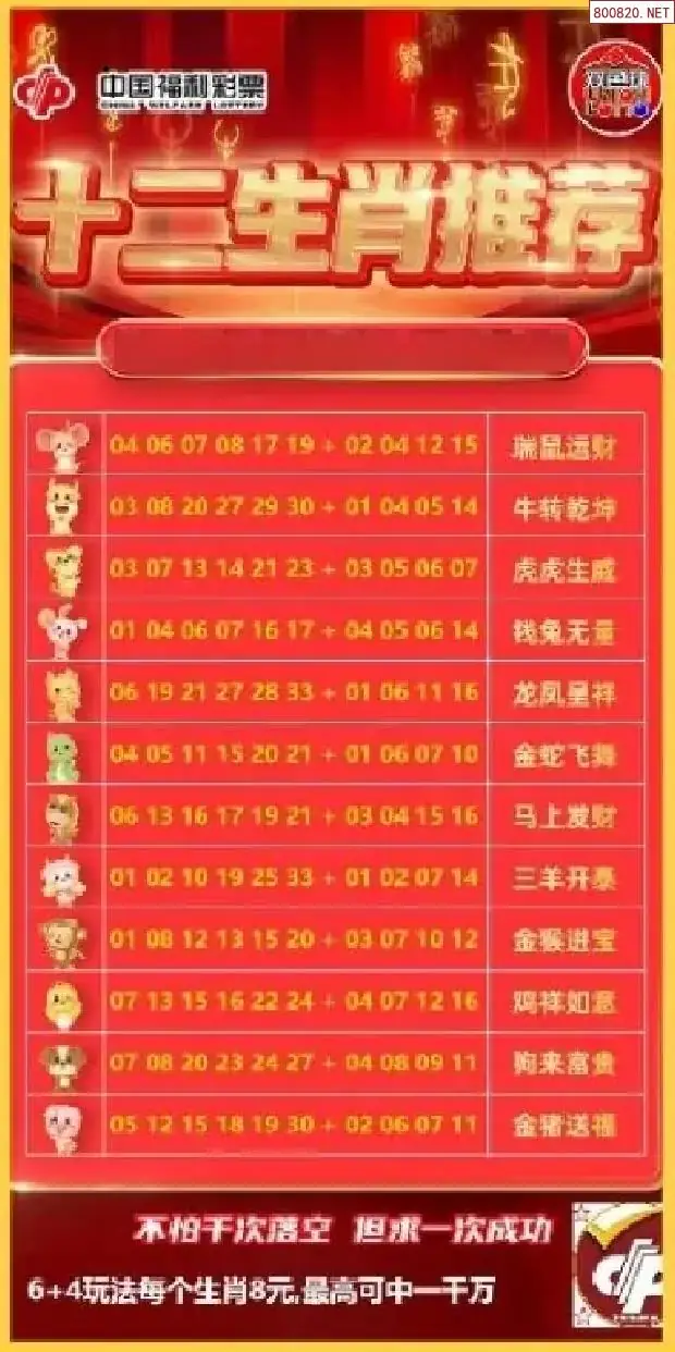 十二生肖推荐图