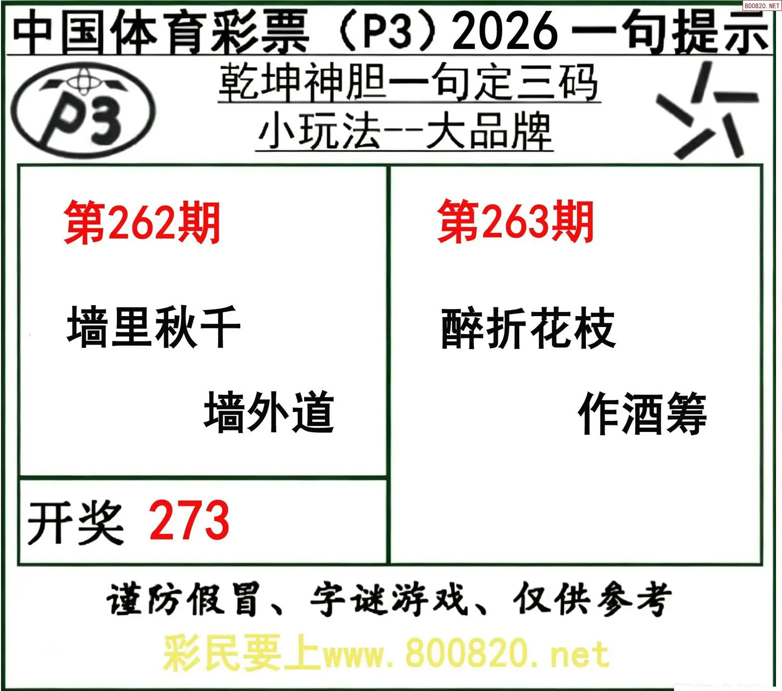 乾坤一句定三码