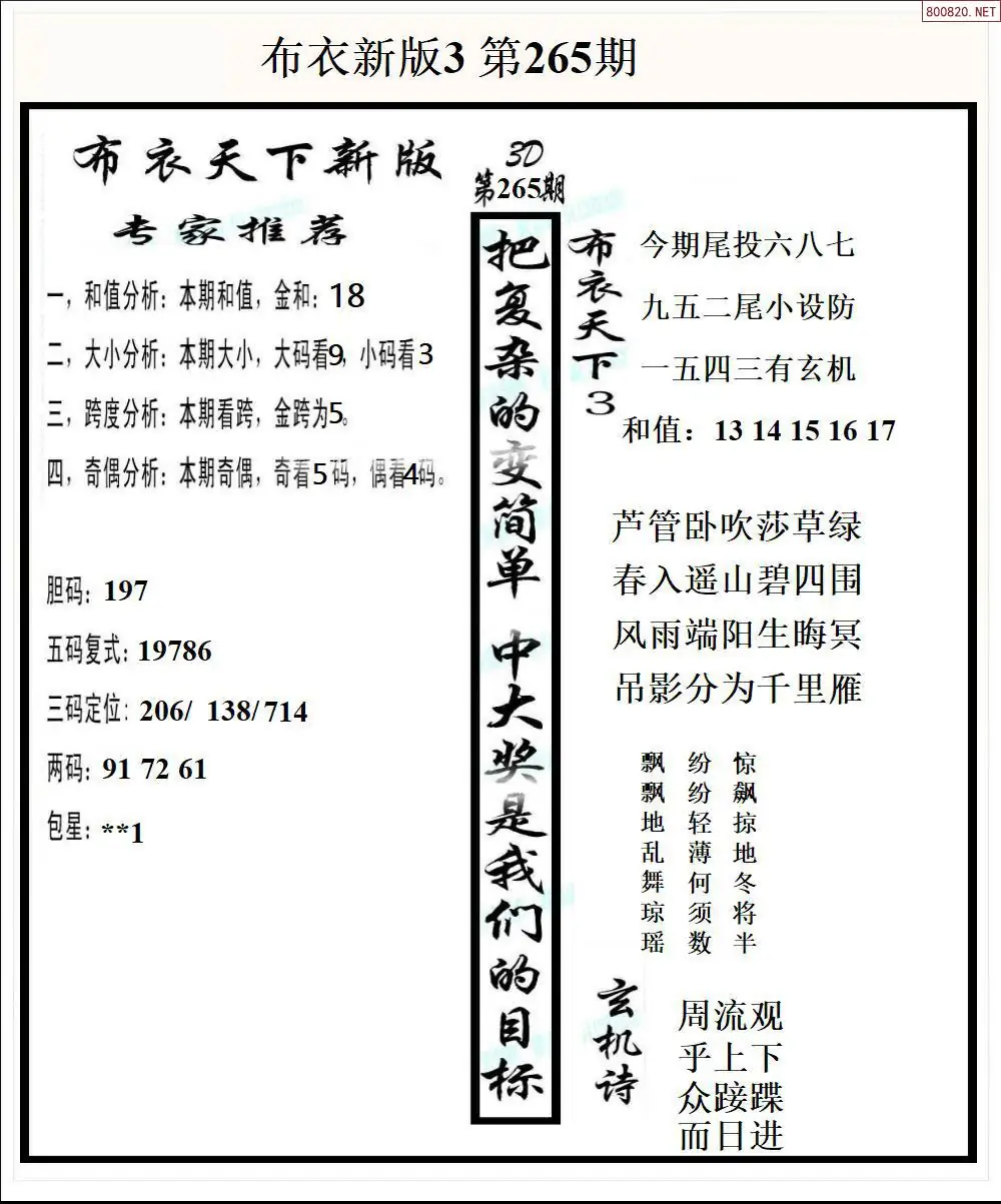 A53新版布衣3