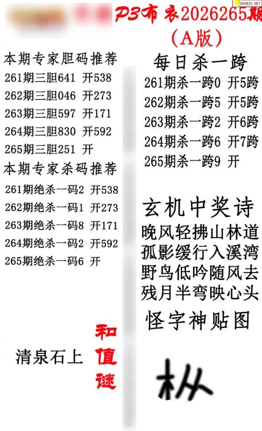 p3牛彩布衣A版