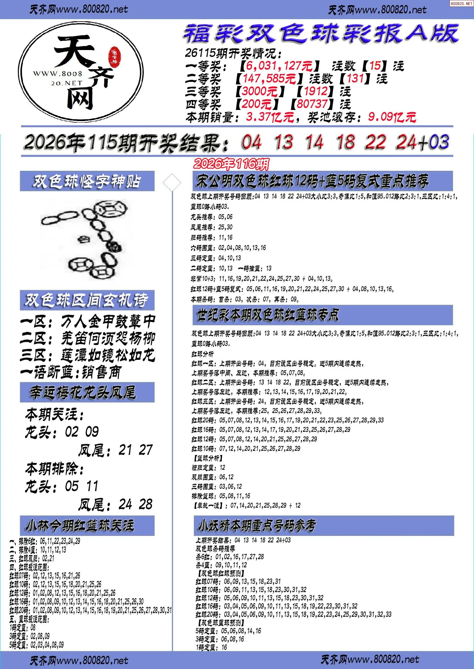 双色球彩报A版