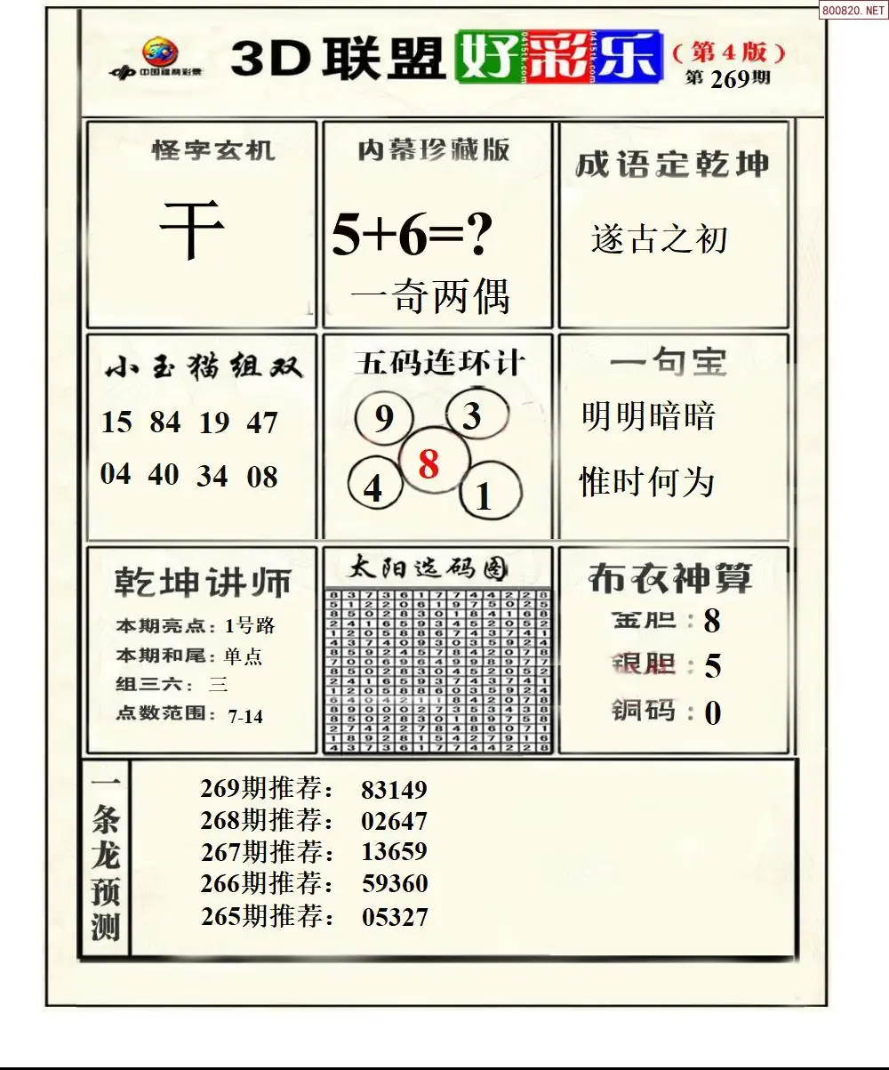 A226联盟好彩乐4