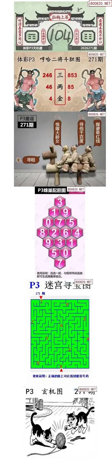 蜂巢天机图谜