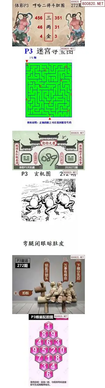 蜂巢天机图谜