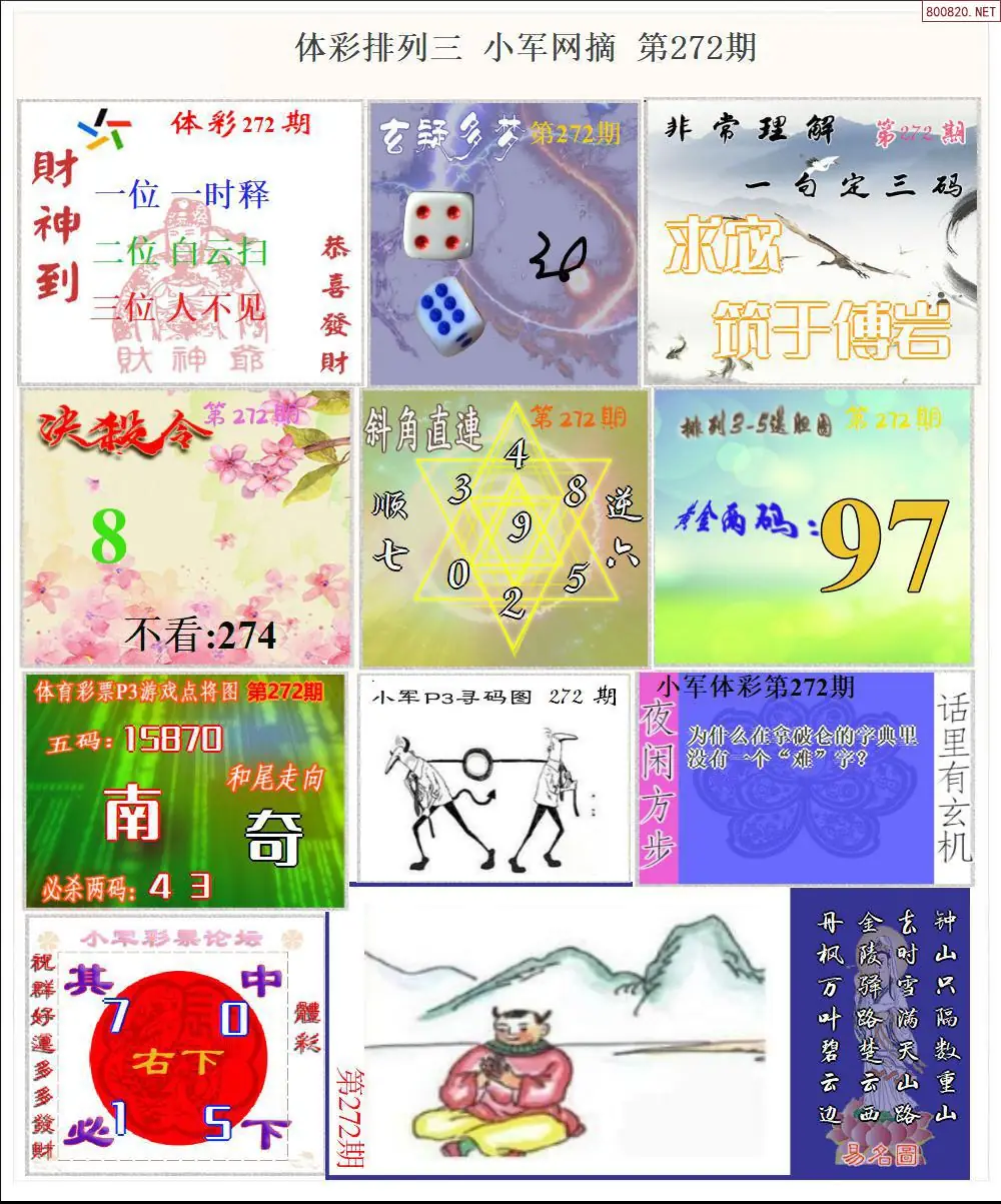 体彩P3小军网摘版