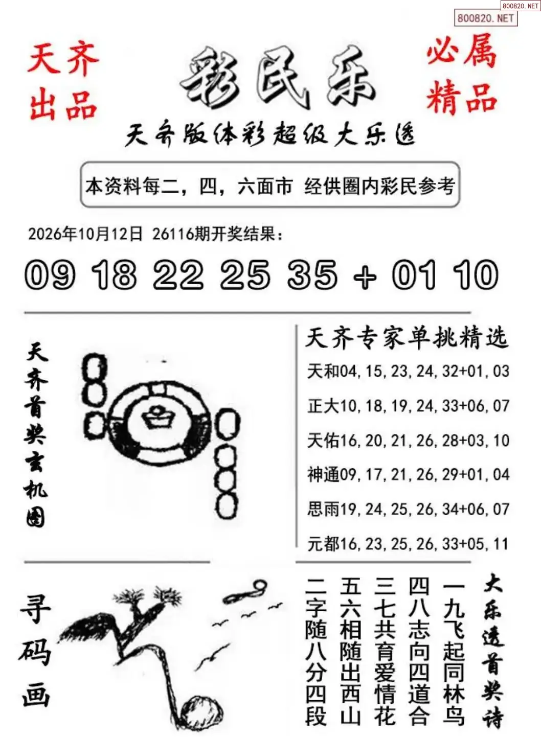 大乐透彩民乐图
