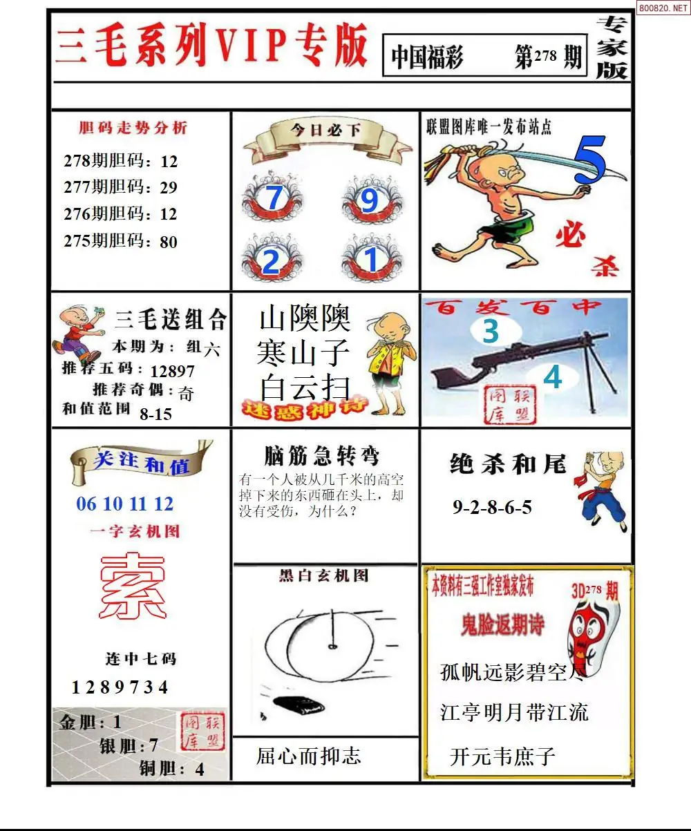 A231三毛系列VIP专版